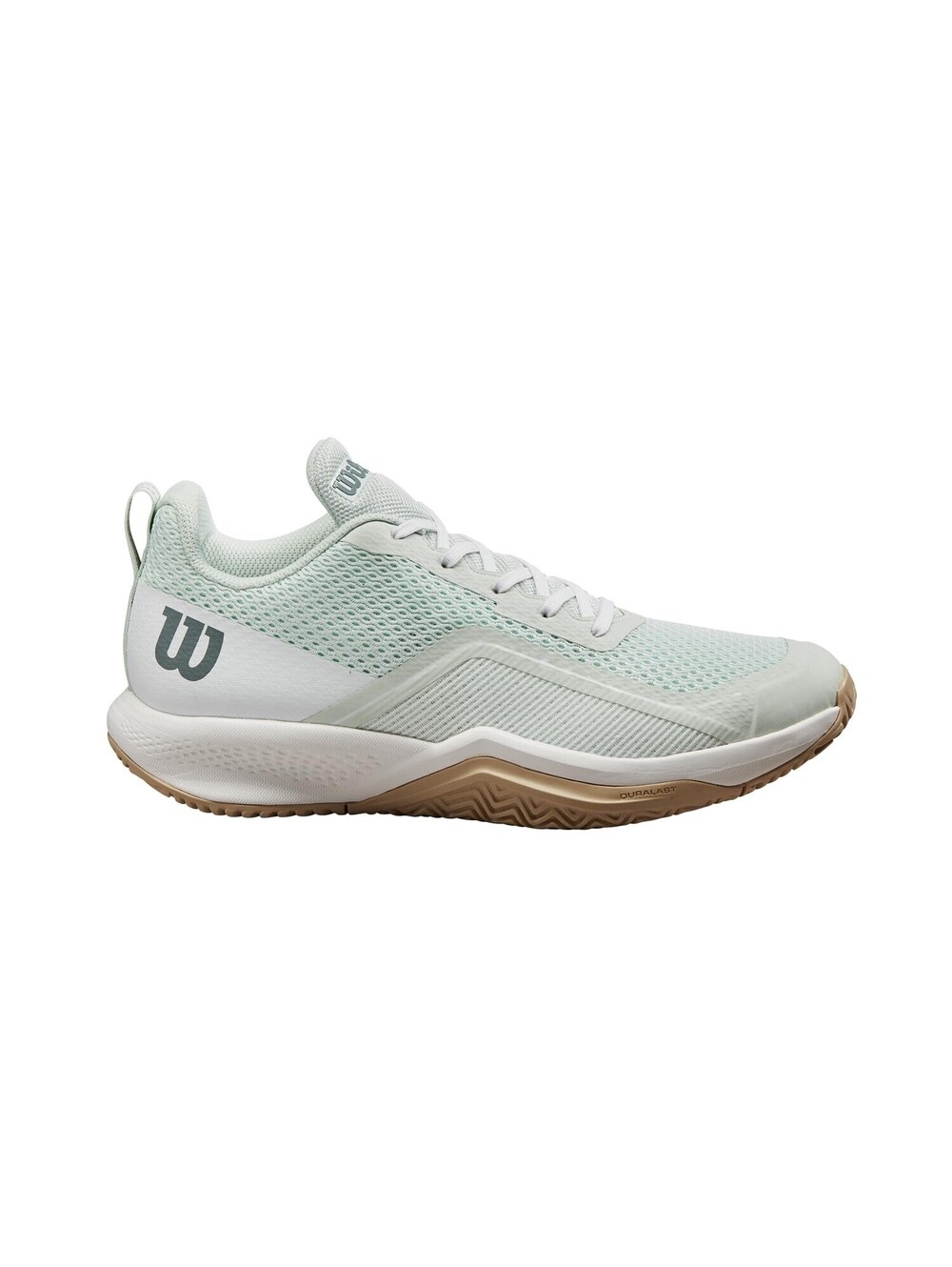 WILSON Rush Pro Lite Women's Tennis Shoe, Opal Blue/White/Safari, Size 11
